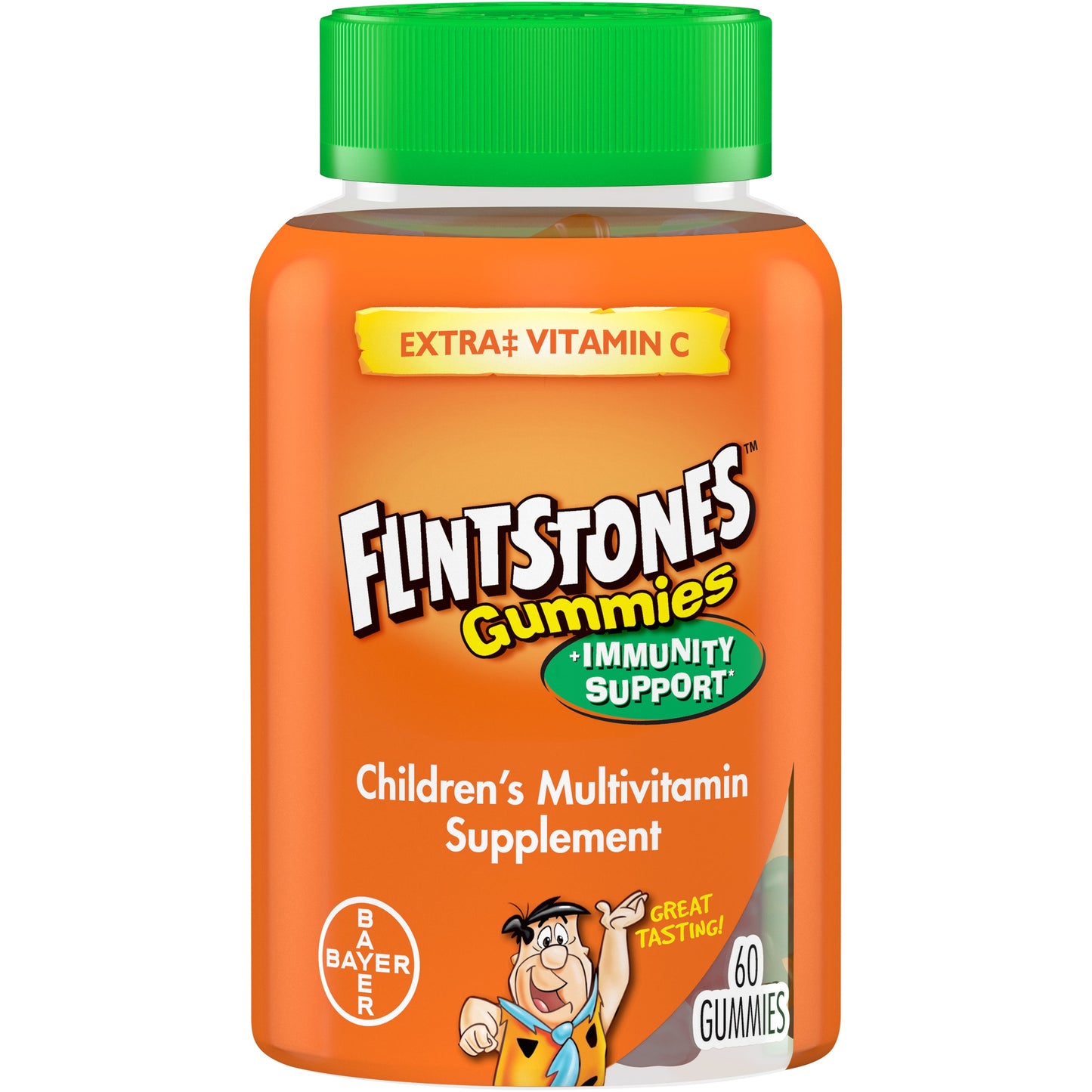FLINTSTONES CHILDREN’S MULTIVITAMIN SUPPLEMENT, 60 GUMMIES