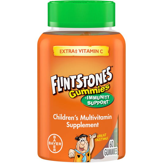 FLINTSTONES CHILDREN’S MULTIVITAMIN SUPPLEMENT, 60 GUMMIES