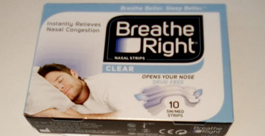 BREATHE RIGHT ORIGINAL, 10 SMALL/MEDIUM STRIPS
