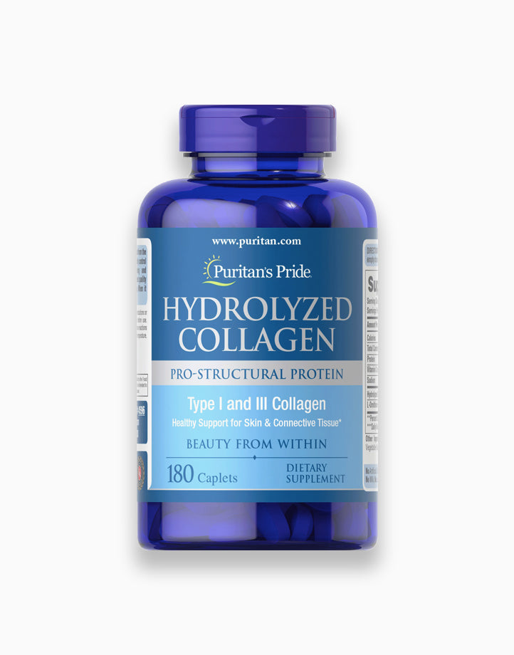 PURITAN’S PRIDE HYDROLYZED COLLAGEN, 180 CAPLETS