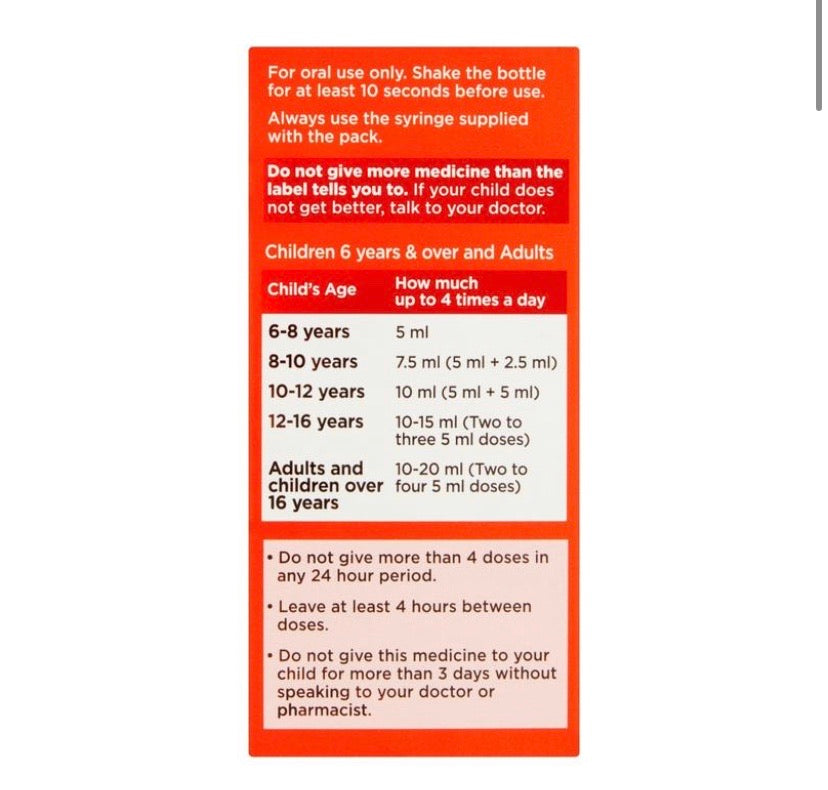 CALPOL SIXPLUS SUSPENSION - E-Pharmacy Ghana