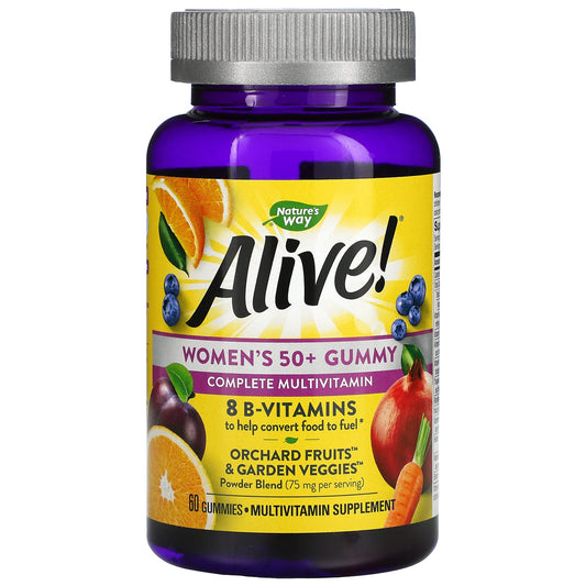 ALIVE WOMEN’S 50+ GUMMY COMPLETE MULTIVITAMIN