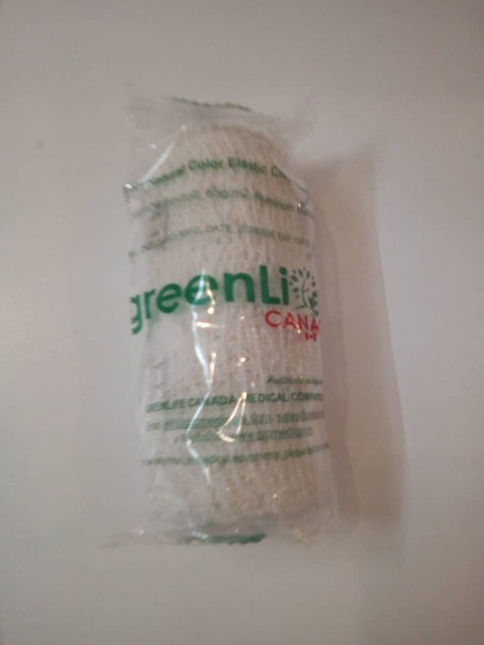 GREENLIFE CANADA NATURAL COLOR ELASTIC CREPE BANDAGE