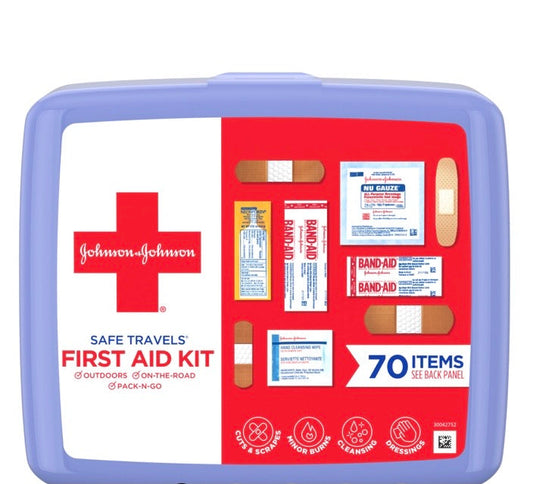 JOHNSON & JOHNSON SAFE TRAVELS FIRST AID KIT - E-Pharmacy Ghana