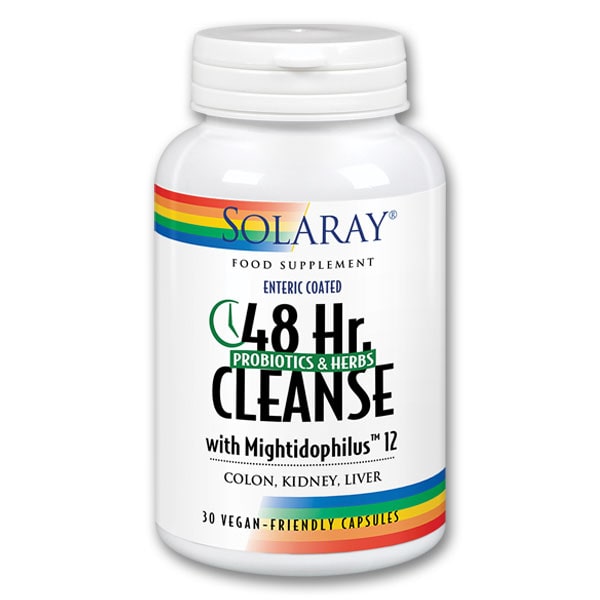 Pre-Order | Arrives in 5–10 Days – SOLARAY 48 HR CLEANSE, 30 VEGAN CAPSULES