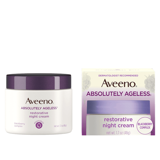 AVEENO ABSOLUTELY AGELESS RESTORATIVE NIGHT CREAM