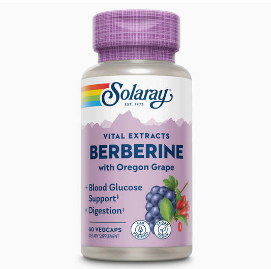 Pre-Order | Arrives in 5–10 Days – SOLARAY BERBERINE WITH OREGON GRAPE