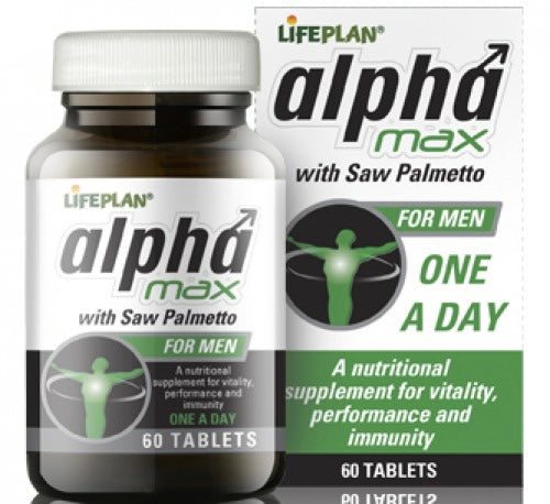 LIFEPLAN ALPHA MAX WITH SAW PALMETTO, 60 TABLETS