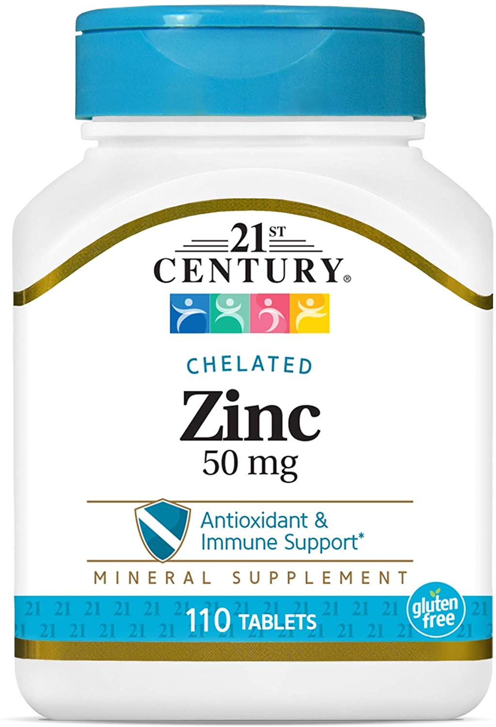 21ST CENTURY CHELATED ZINC 50MG