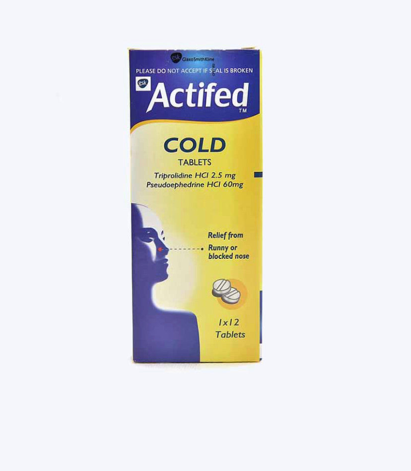 ACTIFED COLD TABLETS - E-Pharmacy Ghana