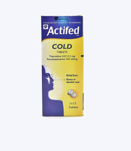 ACTIFED COLD TABLETS - E-Pharmacy Ghana