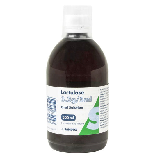 LACTULOSE 3.3G/5ML ORAL SOLUTION - 500ML - E-Pharmacy Ghana