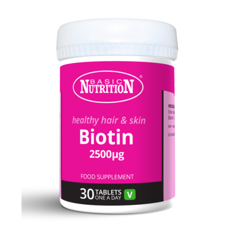 BASIC NUTRITION BIOTIN, 30 TABLETS