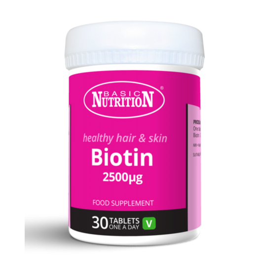BASIC NUTRITION BIOTIN, 30 TABLETS
