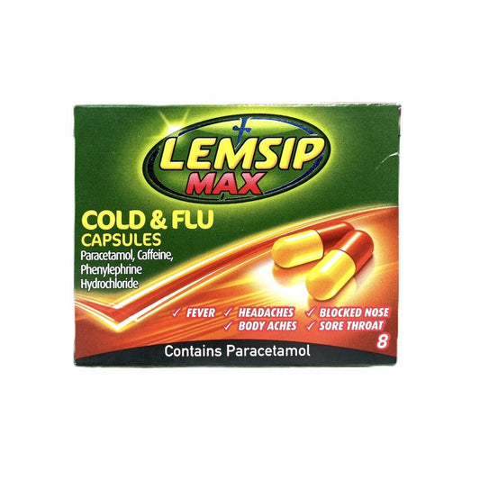 LEMSIP MAX COLD & FLU CAPSULES
