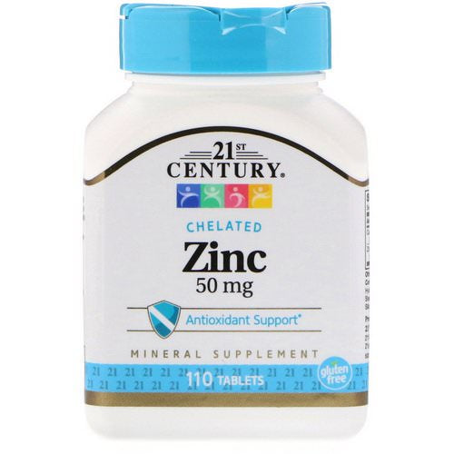 21ST CENTURY ZINC 50MG, 110 TABLETS