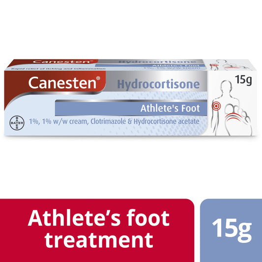 CANESTEN HYDROCORTISONE ATHLETE’S FOOT 15G