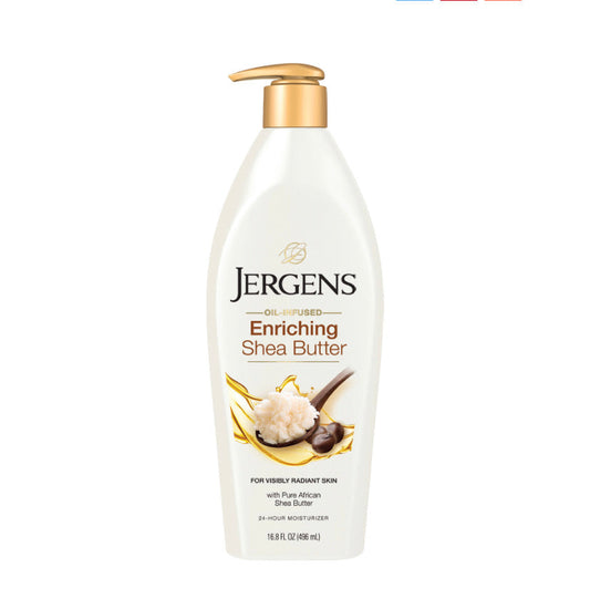 JERGENS OIL-INFUSED ENRICHING SHEA BUTTER MOISTURIZER 496ML - E-Pharmacy Ghana