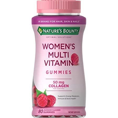NATURE’S BOUNTY WOMEN’S MULTI VITAMIN 50MG COLLAGEN, 80 GUMMIES