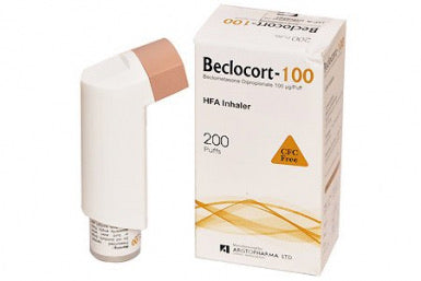 BECLOCORT-100 CFC FREE (200 PUFFS) - E-Pharmacy Ghana
