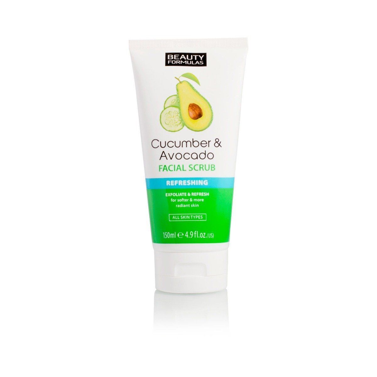 BEAUTY FORMULAS CUCUMBER & AVOCADO FACIAL SCRUB
